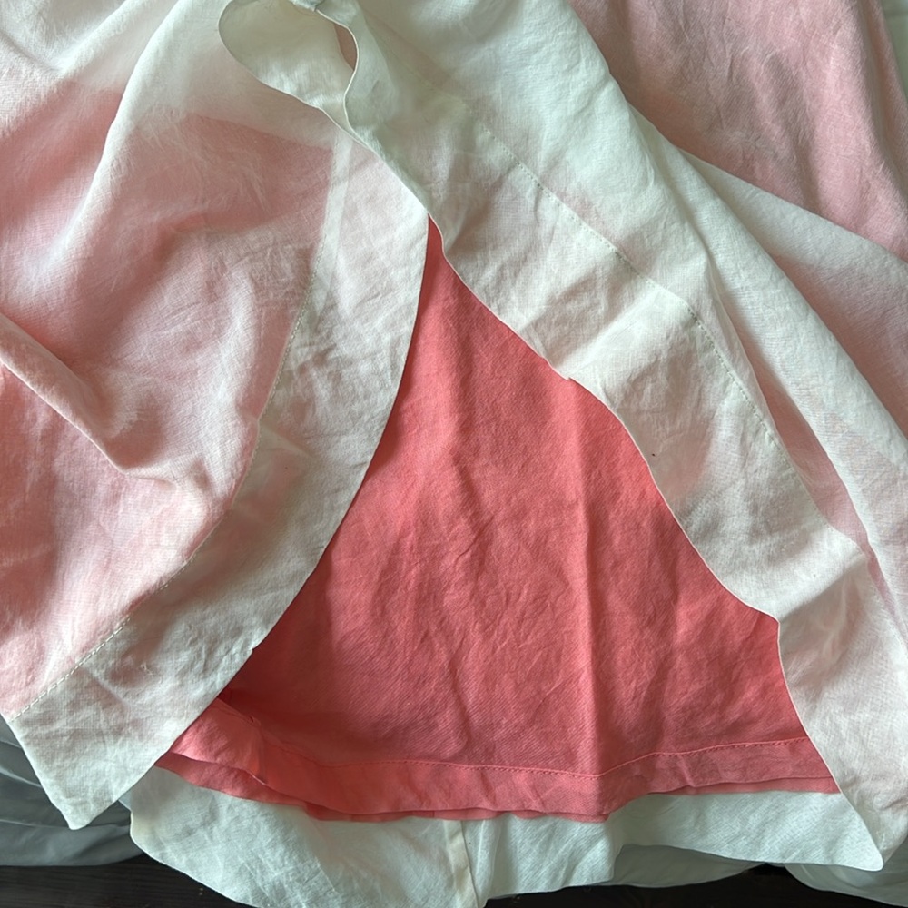 Eloise cross- cross strap, low back cotton slip dress - Picture 5 of 10